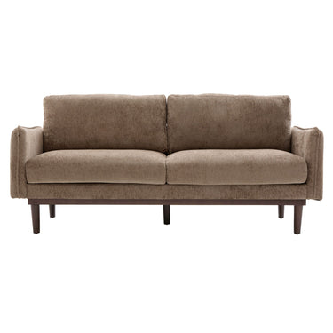 HouseOfZazla loveseat sofa with spacious seating, stationary design, upholstered in soft fabric, perfect for cozy living rooms.