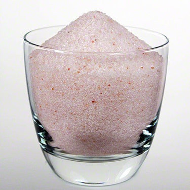 Fine grade Himalayan salt from Black Tai Salt Co., 55lbs bag showing pink, crystalline salt suitable for culinary use.