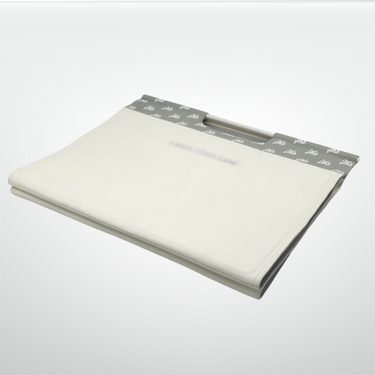 Leather luxury fitness mat by PlayMakar, handcrafted I AM fitness mat with textured surface for yoga or exercise sessions.