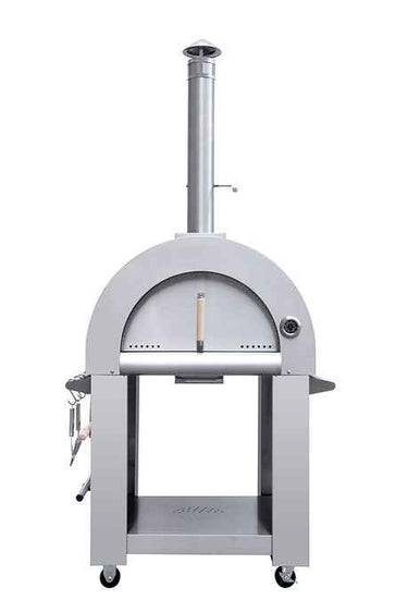 Kokomo Wood Fired Pizza Oven – 32” Stainless Steel, Freestanding or Built-In Options