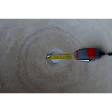 HANDCRAFTED LIGHT BEIGE TRAVERTINE SINK