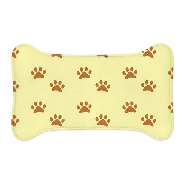 Golden Pawprints on Buttercream Sky - Pet Feeding Mat Pet Ze