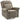 HouseOfZazla 360-degree swivel manual rocking recliner with adjustable backrest, featuring cushioned seat and armrests for comfort.