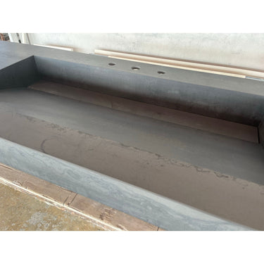 HANDCRAFTED METAL DARK ENGINEERED PORCELAIN SINK (ES-070)