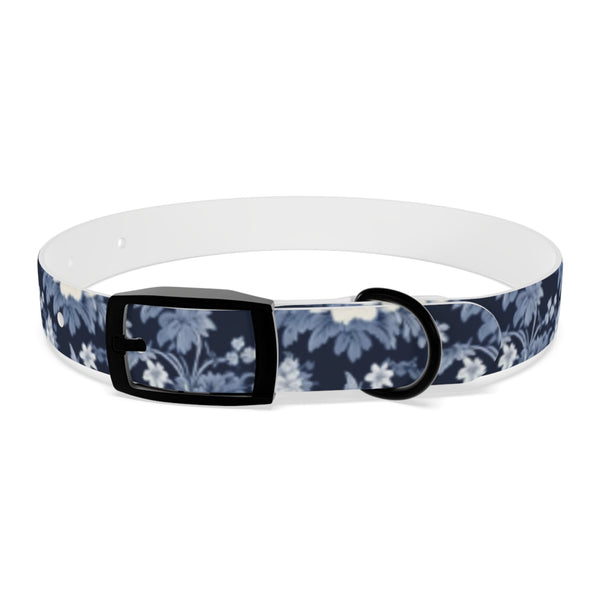 Midnight Blue Garden in Bloom - Pet Collar Pet Zen
