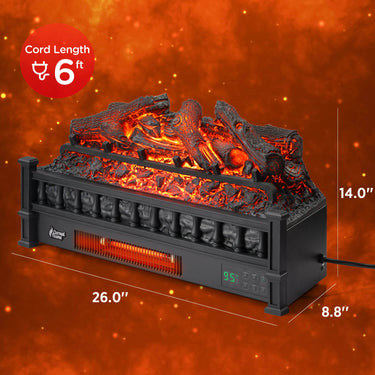 Eternal Flame EF26-LG Electric Fireplace Logs