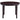 Contemporary Oval Dining Table in Dark Brown Cappuccino Wood Finish