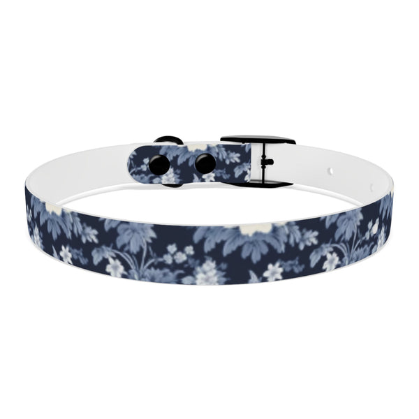 Midnight Blue Garden in Bloom - Pet Collar Pet Zen