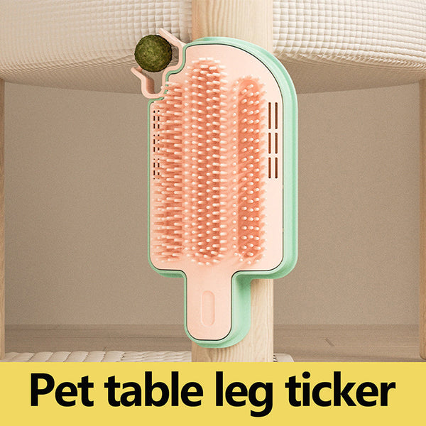 New Ice Cream Shape Cat Rubbing Itch Artifacts Corner Hair Rubbers Cat Self Hi Toys Mint Ball Feather Pet Cat Toys Pet Supplies