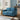 Modern Upholstered Loveseat Sofa in Blue Microfiber with Button Tufted Cushions