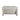 Modern Upholstered Loveseat Sofa in Cream Microfiber with Button Tufted Cushions