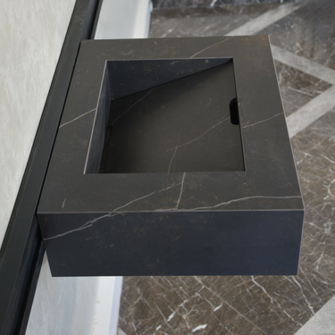 HANDCRAFTED DEKTON KELYA HIGH ENGINEERED PORCELAIN SINK (ES-035)