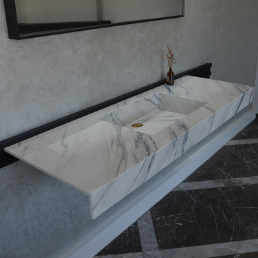 HANDCRAFTED DEKTON ONIRIKA TRANCE ENGINEERED PORCELAIN SINK (ES-054)