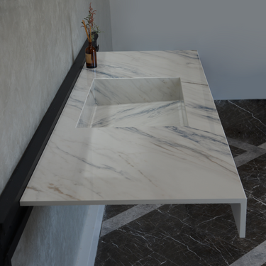 HANDCRAFTED DEKTON ONIRIKA TRANCE ENGINEERED PORCELAIN SINK (ES-054)