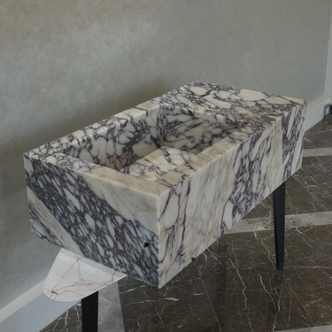 CUSTOM MADE CALACATTA VIOLA BATHROOM SINK (NS-062)