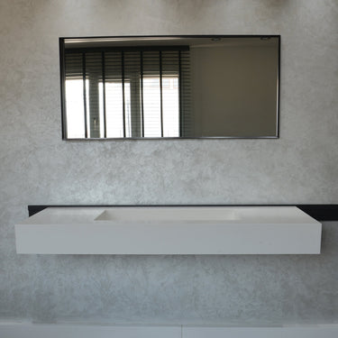 Quartz Bathroom Vanity With Single Sink (QU-092)