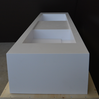 Handcrafted Custom Double Quartz Sink (QU-097)