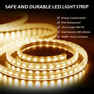 Deluxe sleek backlit LED bathroom mirror by HAUSVITA, featuring modern design and illuminated edge for stylish bathroom decor.