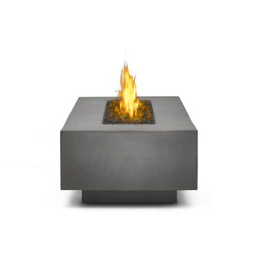 Patio Elegance Nexus 56-inch patiofire table with flame feature, outdoor fire pit for stylish backyard entertaining.