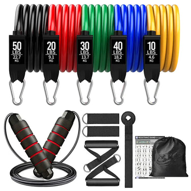 150lb Resistance Band Set for Home Workouts
