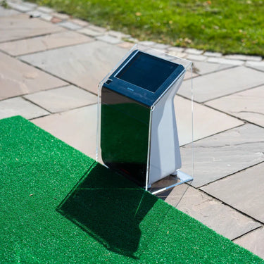 Garmin R50 protective case for launch monitor, durable and secure GolfbaysUSA brand accessory, shown on a white background.