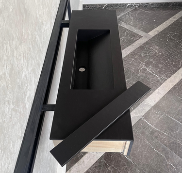 HANDCRAFTED DEKTON SIRIUS ENGINEERED PORCELAIN SINK (ES-042)