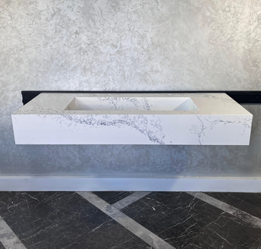 HANDCRAFTED CUSTOM COANTE CALACATTA RIVIERA SINK (QU-099)