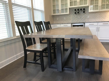 Wooden Whale Workshop Heston Bench with sturdy wooden frame and smooth finish, perfect for home or workshop seating.