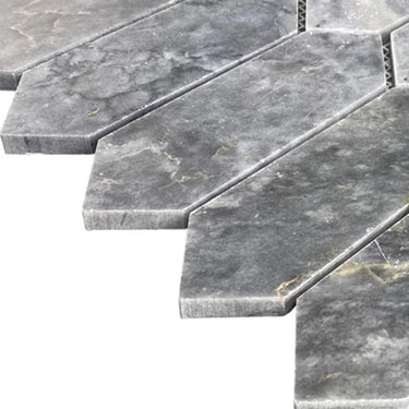 Luna Sky Marble Strada on 12" x 12" Mesh Mosaic Tile