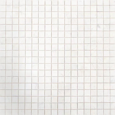 Palia White Dolomite Mosaic Tile 2"x 2" on 12" x 12" Mesh - Polished