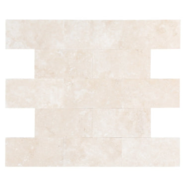 Miletos Ivory Travertine Tiles Honed and Filled Wall and Floor Tile