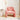 Modern Accent Chair with Waist Pillow and Armrests for Living Room Bedroom-Pink