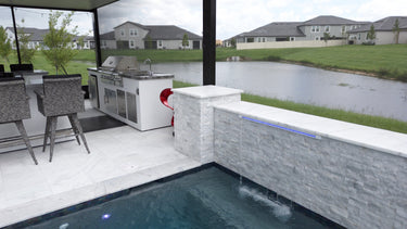 Mugla White Marble Sandblasted Brushed Paver