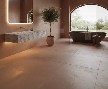 Calacatta Viola Gold Marble Handcrafted Floating Bathroom Sink – Luxury Horizontal Fluted (W)16" (L)36"