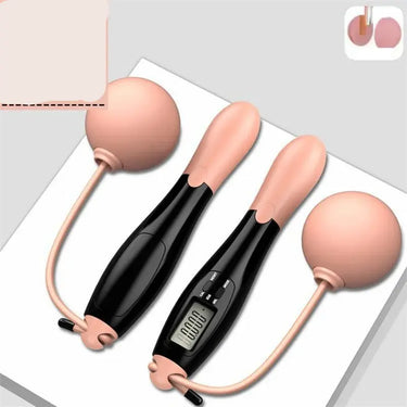 Smart weighted jump rope with removable ball for training, featuring a durable design by 24 Hour Sport.