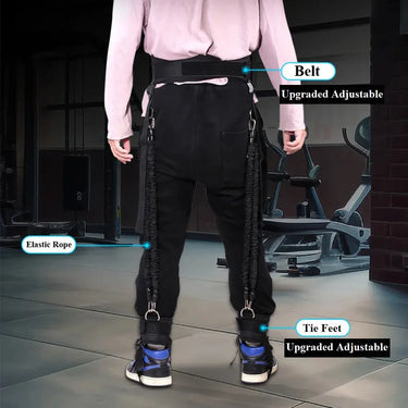 Vertical jump resistance band for explosive power by 24 Hour Sport, showing a brightly colored elastic resistance band on a white background.