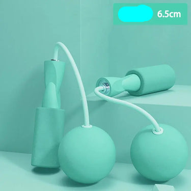 Cordless jump rope with large ball for indoor fitness and weight loss, 24 Hour Sport training rope for effective cardio workouts