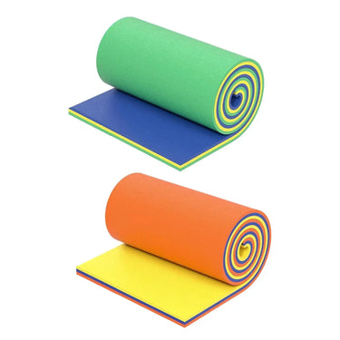 Oversized foam lounge mat for water by 24 Hour Sport, outdoor water-friendly foam cushion for relaxing on lakes or pools.