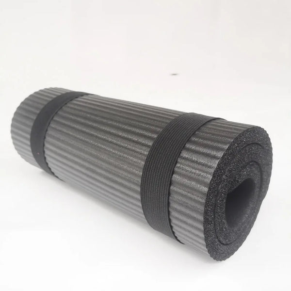 Lightweight durable yoga and Pilates exercise mat from 24 Hour Sport, with textured surface for grip and cushioning.