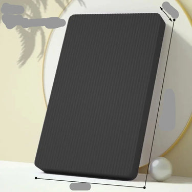 Anti-slip balance pad with knee cushions by 24 Hour Sport, designed for yoga and fitness exercises, features textured surface and supportive design.