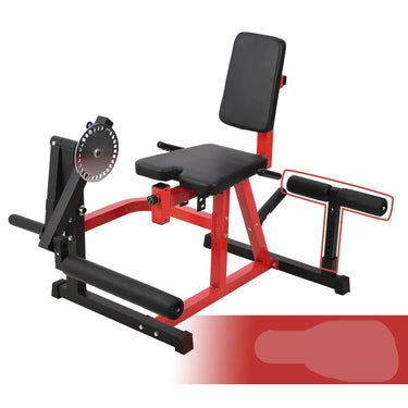 600lb Capacity Adjustable Leg Extension & Curl Machine