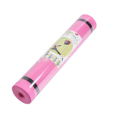 Extra thick 3-6mm EVA yoga mat from 24 Hour Sport, designed for comfort during exercise and yoga routines.