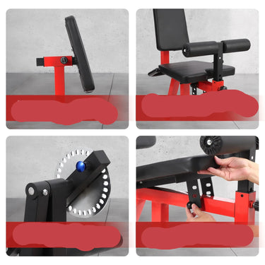 600lb Capacity Adjustable Leg Extension & Curl Machine