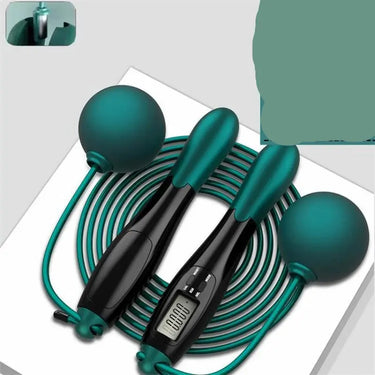 Smart weighted jump rope with removable ball from 24 Hour Sport, showing the training rope and adjustable features.