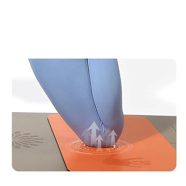 Black compact Pilates mat from 24 Hour Sport, ideal for home and gym exercises, with textured surface for grip.