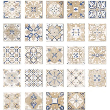 Sicily 8" x 8" Glazed Porcelain Floor and Wall Tile
