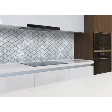 Solto White Marble Casablanca on 12" x 12" Mesh Mosaic Tile