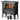TURBRO Suburbs TS25 smart electric fireplace stove heater in black with WiFi connectivity, showcasing a modern, compact design.