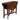 Mission Style Round 42-inch Double Drop Leaf Dining Table