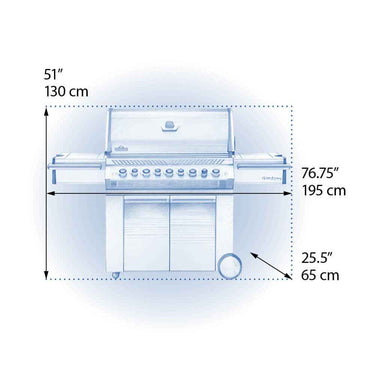 Patio Elegance Gas Grill Prestige PRO 665 RSIB with Infrared Side and Rear Burners
